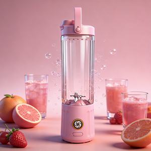 Licuadora Portátil de Alta Resistencia con 6 Cuchillas, 550 ml, Funciona con Batería, Recargable por USB, Modo Turbo, para Uso en el Automóvil y al Aire Libre, Potente para Hacer Smoothies - Product Image 6