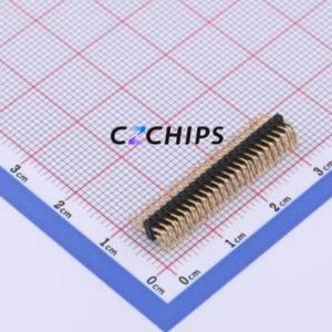 X1321WR-2x24J-C40D18 Pin Header Bent Lead Through Hole,P=1.27mm Connector 2x24P 1.27mm 1.27mm Pin Header - Product Image 2