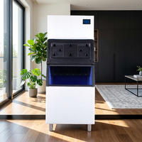 Machine à glaçons en flocons commerciale à économie d'énergie 200 kg/jour en acier inoxydable pour la petite pêche et la transformation des produits de la mer