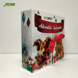 Boîte pliante artisanale <span class=keywords><strong>de</strong></span> haute qualité avec logo imprimé <span class=keywords><strong>de</strong></span> Noë<span class=keywords><strong>l</strong></span>, recyclable, <span class=keywords><strong>calendrier</strong></span> <span class=keywords><strong>de</strong></span> <span class=keywords><strong>l</strong></span>'avent personnalisé <span class=keywords><strong>de</strong></span> 24 jours, boîte cadeau avec ruban - Product Image 5