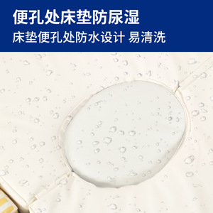 Huinuo Manual Nursing Bed Cold Rolled Steel Multi Function Elderly And Patients Hospital Bed - Product Image 3