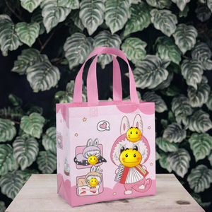 Factory Wholesale New Non-woven <b>Fabric</b> Small <b>Gift</b> Handbags High Quality Thickened Recyclable 23x22x11cm Hot - Product Image 3