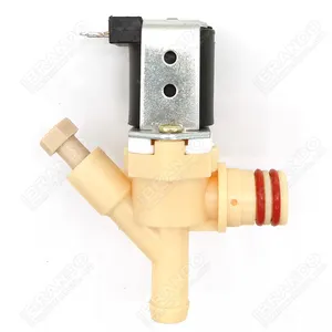 Katup Solenoid Plastik Outlet Air untuk Mesin Minuman Pembuat Kopi Espresso Dispenser Air 12VDC 24VDC 24VAC 110VAC 220VAC