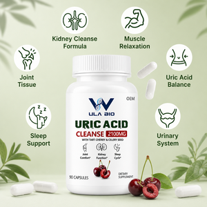 Cápsulas <span class=keywords><strong>de</strong></span> Limpieza <span class=keywords><strong>de</strong></span> Ácido Úrico 2100mg con Mezcla Herbal <span class=keywords><strong>de</strong></span> Cereza Ácida y Semilla <span class=keywords><strong>de</strong></span> Apio, Suplemento Dietético para Apoyo Inmunológico en Adultos, Marca Privada OEM - Product Image 3