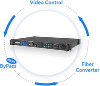 Novastar VX400 Pengontrol All-in-One Prosesor Video Wall LED Warna Penuh Berperingkat IP31 512x512 Piksel Garansi 2 Tahun 28W 4kg