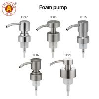 24/410 28/410 28mm acier inoxydable or distributeur de savon pompe or presse Lotion pompe distributeur couvercle 24410 or métal pour shampooing