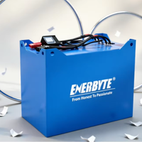 Batterie de chariot élévateur ENERBYTE 80V 560Ah LiFePO4, pack d'alimentation lithium-ion, durée de vie 6000 cycles, -20 à +60°C