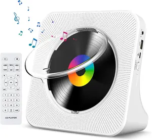 New Cd Player Portable Bt 5.0 Hifi Sound Speaker 4000Mah Rechargeable Kpop Music Player With Remote Control