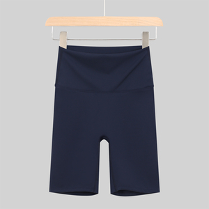 Custom Solid Plus Size High Waist Sports Shorts High Quality Quick-Drying Gym Fitness <b>Pants</b> Breathable Yoga Leggings No T-<b>Line</b> - Product Image 3
