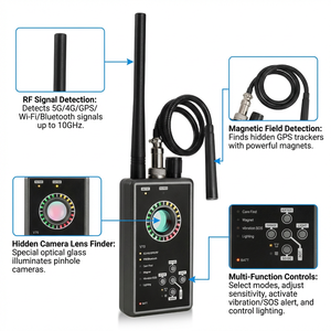 Détecteur d'espions IA V70, Chasseur d'écoute clandestine pour bureaux de direction, Vente en gros directe usine, Pack d'entreprise - Product Image 3