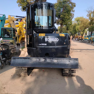 Excavadora pequeña original Kobelco SK55 excavadora usada KobelcoSK55 hecha en Japón buen precio para la venta excavadora de 5 toneladas - Product Image 2