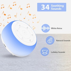 Máquina de Sonido Blanco para Bebés con Luz Nocturna, 34 Sonidos Relajantes Integrados, Dispositivo de Ayuda para Dormir Portátil Recargable por USB - Product Image 3