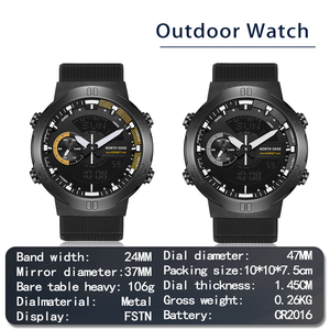 NORTH EDGE HORNET, reloj digital para hombre, relojes deportivos para correr, ciclismo, 50M, resistente al agua, velocidad de tiempo, relojes luminosos multifunción - Product Image 5