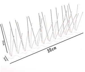 Pointes d'oiseaux en acier inoxydable 304, 1 pièce, pour la prévention des gabarits et des autres petits oiseaux - Product Image 2