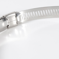 Collier de serrage en acier inoxydable pour conduit de ventilation flexible |   Bande de serrage robuste pour tuyau d'air de CVC |   Direct d'usine
