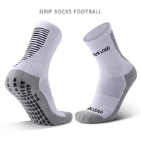 Meihepollo — chaussettes de Compression antidérapantes respirantes, avec Logo, antibactériennes, à poignée, pour Sport, Football, collection