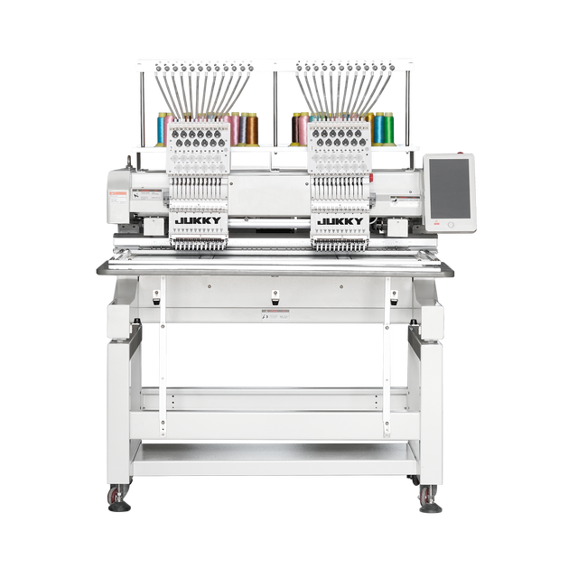 JUKKY Double Heads Embroidery Machine Automatic Computerized Embroidery Machine for Industrial Using Apparel Machinery