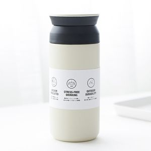2021 Nouveaux produits de vente 350ml/500ml thermos en acier inoxydable à double paroi flacon à vide de style concis personnalisé avec couvercle - Product Image 4