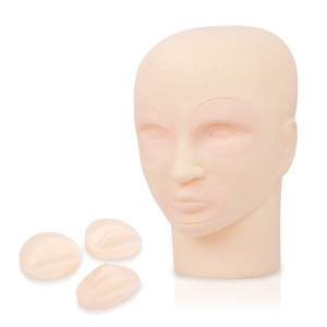 Профессиональный силиконовый манекен для макияжа бровей и ресниц - Product Image 2