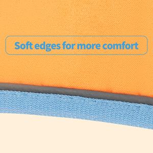 Conjunto de correa de perro de poliéster ajustable Correa de pecho Chaleco acolchado de moda para mascotas Cierre de botón Patrón de rayas para tamaño pequeño y mediano - Product Image 5