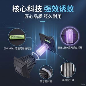 ไฟไล่ยุงพลังงานแสงอาทิตย์ IP65 5000K สำหรับสวนกลางแจ้ง สนามหญ้า สวนผลไม้ กำจัดศัตรูพืช แบบเสียบปักดิน - Product Image 4