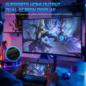 Consola de Juegos Portátil RG52 <span class=keywords><strong>Mini</strong></span> con Pantalla de 5.5 Pulgadas, Joystick con Luz RGB, WiFi, Clásica, 64 GB, 5000 mAh, Sistema Operativo Linux, Reproductor de Juegos Retro - Product Image 6