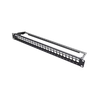 Ropassor RPS-2046 24 Port FTP/UTP Unloaded RJ45 Cold Rolled Steel 19" Standard Rack Mount Patch Panel dengan Garansi 25 Tahun