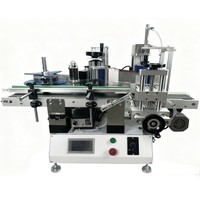Machine d'étiquetage automatique électrique à bande PVC pour bouteilles et canettes rondes, usage alimentaire et boisson, 220V