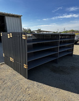 Paneles de Corral Galvanizados en Caliente de 5x12 pies, Paneles Portátiles para Cercas de Ganado, Caballos y Animales, Cercas Resistentes para Granjas