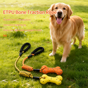 Etpu ของเล่นสำหรับกัดของสุนัขของเล่นสำหรับกัดแบบโต้ตอบทนทานสำหรับใช้งานกลางแจ้งพร้อมที่จับแสนสบาย - Product Image 1
