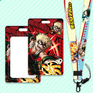 Porte-cartes d'anime, porte-<span class=keywords><strong>badge</strong></span> avec cordon pour téléphone, porte-clés, cordon pour porte-cartes <span class=keywords><strong>My</strong></span> <span class=keywords><strong>Hero</strong></span> <span class=keywords><strong>Academia</strong></span> - Product Image 1