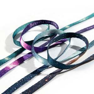 Vendita calda <span class=keywords><strong>di</strong></span> lacci personalizzati per scarpe con Logo a stampa piatta personalizzati - Product Image 2