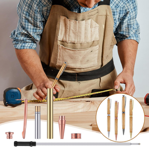 ชุดอุปกรณ์ทำปากกาโลหะ DIY แบบประกอบเอง <span class=keywords><strong>Hobbit</strong></span> DIY ชุดปากกาทรงเพรียวบาง - Product Image 4