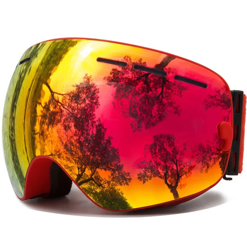 Winter Snow Sports Skiing Snowmobile Anti-fog Windproof Dustproof Glasses UV400 Snowboard Goggles