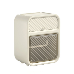 Wall Mounted Tissue Box Rectangular No Drilling Multipurpose Bathroom Toilet Paper Holder - Product Image 5