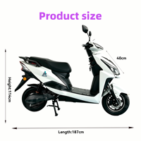 Vélo électrique de route haute vitesse de haute qualité avec moteur 1000W et batterie 62V/20Ah, fabriqué en Chine
