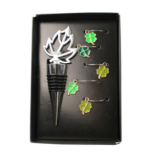 Halloween Wine Stopper Kit Pumpkin Shape With Glass Rings For Indoor Decoration CXS 01 - Product Image 4