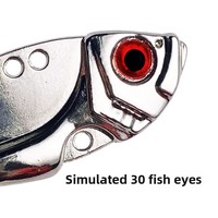 Lot de leurres de pêche artificiels réalistes de 3g à 15g, leurres bioniques VIB en alliage de zinc électroplaqué, leurres serpent couineurs – Vente en gros
