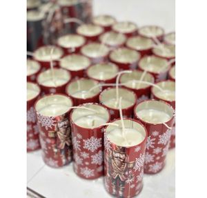High Quality Fragrance <b>Oil</b> Aromatherapy Scented <b>Candle</b> in Tin Can Luxury Mood Enhancer Gift for Christmas and Thanksgiving - Product Image 1