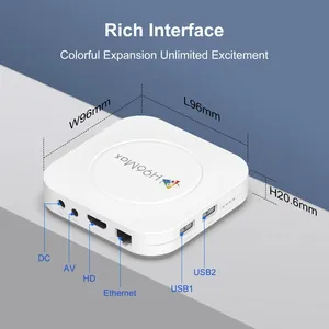 H96 8K Streaming Internet Smarter Super Box Premium Google Android 14 <span class=keywords><strong>Pro</strong></span> Set-top TV Europa Francia Alemania - Product Image 5