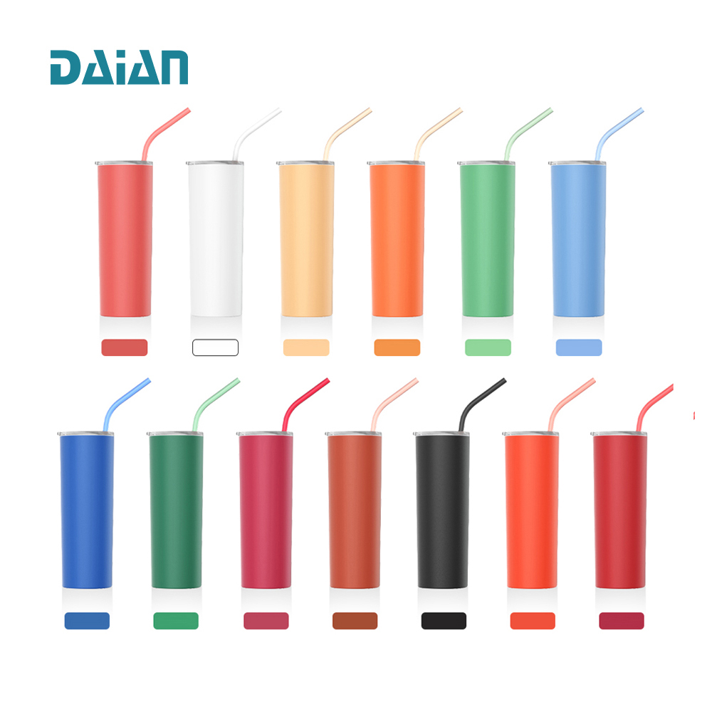 Лидер продаж на Amazon, вакуумная кофейная чашка, термос 20 унций, тонкий стакан из нержавеющей стали