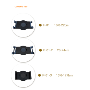 IP-01-3 360 °   Support de trépied pour téléphone avec réglage de l'angle et de la rotation - Product Image 6