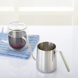 Café thé expresso fournitures goutte à goutte <span class=keywords><strong>bouilloire</strong></span> verser à la main sur cafetière <span class=keywords><strong>cygne</strong></span> long cou en acier inoxydable <span class=keywords><strong>col</strong></span> <span class=keywords><strong>de</strong></span> <span class=keywords><strong>cygne</strong></span> goutte à goutte <span class=keywords><strong>bouilloire</strong></span> - Product Image 1