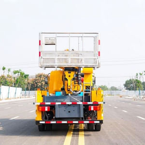 Надземная Рабочая платформа автокран 23 м Телескопический установленная тележкой воздушная Рабочая платформа - Product Image 2