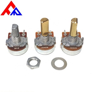 Potentiomètre rotatif moleté à axe en D en métal à 3 broches WH148 pour pédale de simulation de course - Product Image 6