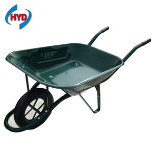 รถเข็น WB6400 ราคาประหยัด รับน้ำหนักได้ 130 กก. ความจุ 65 ลิตร ล้อลม โครงสร้างเหล็กและโลหะ สำหรับงานก่อสร้าง - Product Image 2