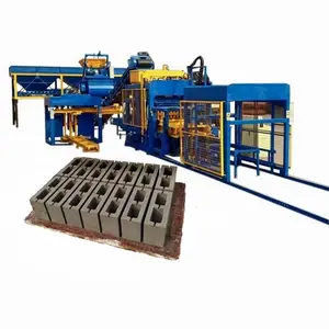 Máquina automática para hacer bloques de cemento, equipo de fabricación de bloques de presión hidráulica, QT10-15