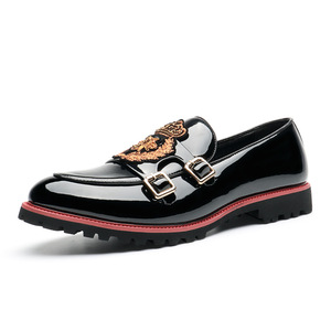 Zapatos de Vestir de Cuero Negro para Hombre, Estilo Británico, Transpirables, Clásicos y a la Moda, Nuevas Ideas para Dropshipping 2025 - Product Image 2