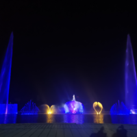 Kit de fontaine flottante LED pour lacs et piscines, spectacle d'éclairage laser DMX, fontaines décoratives, fontaine musicale dansante