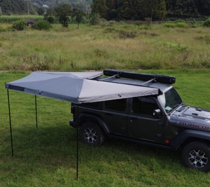 Nouvelle auvent de toit de voiture 270 degrés étanche en Oxford 280G pour camping extérieur, auvent latéral étendu à 270 degrés avec lumière LED - Product Image 3